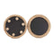 The Circle Storage Ottoman - Natural