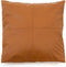 The Four Panel Leren Kussenhoes - Camel - 60x60