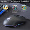The G-Lab Kult Helium Gaming Muis 2400 dpi - Illuminated