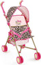 The Glam Crew Poppenbuggy Danny met Luipaardprint Roze/Goud