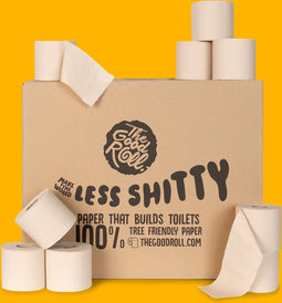 The Good Roll - Duurzaam toiletpapier - The Panda Edition - Bamboo Paper #NAKED - Wcpapier - 27 rollen - 3 laags
