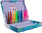 The Little Mermaid - Spray Pen Set - Kleurstiften voor Kinderen - Tekenset met Gekleurde Pennen en Tekensjablonen