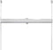 The Living Store Plisséjaloezie Crepe Stof - Wit 70x200 - Aluminium