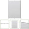 The Living Store Plisséjaloezie Crepe Stof - Wit 70x200 - Aluminium