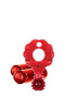 The Mighty Marble Red Double Bullet - cockring