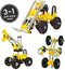 The Offbits Bouwpakket Transporter Kit 3-in-1 Geel