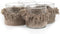 The Oh My Gee Kaarshouder - Beton Velvet - S - Set van 4