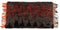 The Oh My Gee Kussenhoes - Zwart Oranje - 30x50