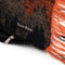 The Oh My Gee Kussenhoes - Zwart Oranje - 30x50
