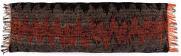 The Oh My Gee Kussenhoes - Zwart Oranje - 35x100
