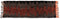 The Oh My Gee Kussenhoes - Zwart Oranje - 35x100