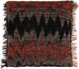 The Oh My Gee Kussenhoes - Zwart Oranje - 60x60