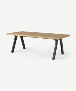The Outsider Dining Tuintafel Bosco 220X100 Cm Acaciahout Aluminium The Outsider