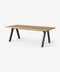 The Outsider Dining Tuintafel Bosco 220X100 Cm Acaciahout Aluminium The Outsider