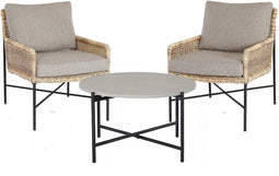 The Outsider Lounge Tuinstoelen Duoset Estoril Rattan Look Wicker