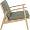 The Outsider Loungeset Bari Acaciahout Olijf Groen