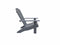 The Outsider Milan Loungestoel Adirondack Polywood Zwart