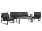 The Outsider Sara Stoel-bank Loungeset Aluminium