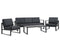 The Outsider Sara Stoel-bank Loungeset Aluminium