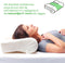 The Pillow Normaal Standaard - Orthopedisch kussen Comfort Polyether - Hoofdkussen voor Nekklachten - Kussen voor Nek inclusief Velours Kussensloop - 63x36x15cm