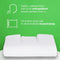 The Pillow Normaal Standaard - Orthopedisch kussen Comfort Polyether - Hoofdkussen voor Nekklachten - Kussen voor Nek inclusief Velours Kussensloop - 63x36x15cm