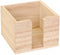 The Root - Houten houder voor memoblaadjes (memohouder) - 10,5 x 10,5 x 7,1cm