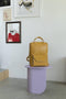 The Sticky Sis Club rugtas honey gold - Tassen - suede- veganistisch leer - 27 centimeter x 13 centimeter x 38 centimeter