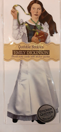 the unemployed philosophers guild emily dickinson quotable notes bedankt wenskaart - verjaardagskaart- ansichtkaart – felicitatiekaart met Envelop