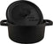 The Windmill BBQ pan S 2 ltr - gietijzeren pan met deksel en een vlakke bodem