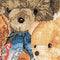 Thea Gouverneur Borduurpakket Knuffelberen 2048A - DMC garen - Borduren voor volwassenen - Aida