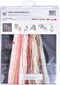 Thea Gouverneur - Borduurpakket met telpatroon - 1070.05 - Voorgesorteerde DMC Garens - Flamingo - Zwart Aida - 32 cm x 55 cm - DIY Kit