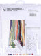 Thea Gouverneur - Borduurpakket met telpatroon - 2074 - Voorgesorteerde DMC Garens - Wilde Bloemen Kussen - Jobelan - 41 cm x 41 cm - DIY Kit