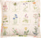 Thea Gouverneur - Borduurpakket met telpatroon - 2074 - Voorgesorteerde DMC Garens - Wilde Bloemen Kussen - Jobelan - 41 cm x 41 cm - DIY Kit