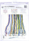Thea Gouverneur - Borduurpakket met telpatroon - 2088 - Voorgesorteerde DMC Garens - Hortensia Alfabet - Linnen - 34 cm x 36 cm - DIY Kit