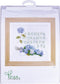 Thea Gouverneur - Borduurpakket met telpatroon - 2088 - Voorgesorteerde DMC Garens - Hortensia Alfabet - Linnen - 34 cm x 36 cm - DIY Kit