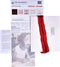 Thea Gouverneur - Borduurpakket met telpatroon - 2093 - Voorgesorteerde DMC Garens - Antieke Letters Merklap - Linnen - 34 cm x 34 cm - DIY Kit