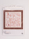 Thea Gouverneur - Borduurpakket met telpatroon - 2093A - Voorgesorteerde DMC Garens - Antieke Letters Merklap - Aida - 34 cm x 34 cm - DIY Kit
