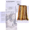 Thea Gouverneur - Borduurpakket met telpatroon - 3016A - Voorgesorteerde DMC Garens - Honing Merklap - Aida - 27 cm x 35 cm - DIY Kit