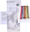 Thea Gouverneur - Borduurpakket met telpatroon - 3031A - Voorgesorteerde DMC Garens - Tennis - Aida - 16 cm x 17 cm - DIY Kit