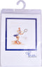 Thea Gouverneur - Borduurpakket met telpatroon - 3031A - Voorgesorteerde DMC Garens - Tennis - Aida - 16 cm x 17 cm - DIY Kit