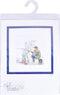 Thea Gouverneur - Borduurpakket met telpatroon - 3034A - Voorgesorteerde DMC Garens - Vissen - Aida - 16 cm x 17 cm - DIY Kit