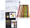 Thea Gouverneur - Borduurpakket met telpatroon - 3086A - Voorgesorteerde DMC Garens - 6 Bloemportretten - Aida - 6 cm x 17 cm - DIY Kit