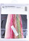 Thea Gouverneur - Borduurpakket met telpatroon - 412.05 - Voorgesorteerde DMC Garens - Rosa Leersum Roos - Zwart Aida - 44 cm x 44 cm - DIY Kit
