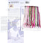 Thea Gouverneur - Borduurpakket met telpatroon - 433A - Voorgesorteerde DMC Garens - Pioenrozen - Aida - 82 cm x 20 cm - DIY Kit