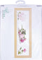 Thea Gouverneur - Borduurpakket met telpatroon - 433A - Voorgesorteerde DMC Garens - Pioenrozen - Aida - 82 cm x 20 cm - DIY Kit