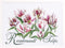 Thea Gouverneur - Borduurpakket met telpatroon - 447A - Voorgesorteerde DMC Garens - Rembrandt Tulpen - Aida - 59 cm x 43 cm - DIY Kit