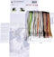 Thea Gouverneur - Borduurpakket met telpatroon - 449A - Voorgesorteerde DMC Garens - Rode Koe - Aida - 45 cm x 70 cm - DIY Kit