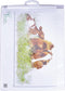 Thea Gouverneur - Borduurpakket met telpatroon - 449A - Voorgesorteerde DMC Garens - Rode Koe - Aida - 45 cm x 70 cm - DIY Kit