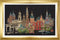 Thea Gouverneur - Borduurpakket met telpatroon - 450.05 - Voorgesorteerde DMC Garens - Amsterdam - Zwart Aida - 79 cm x 50 cm - DIY Kit