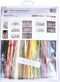 Thea Gouverneur - Borduurpakket met telpatroon - 450.05 - Voorgesorteerde DMC Garens - Amsterdam - Zwart Aida - 79 cm x 50 cm - DIY Kit